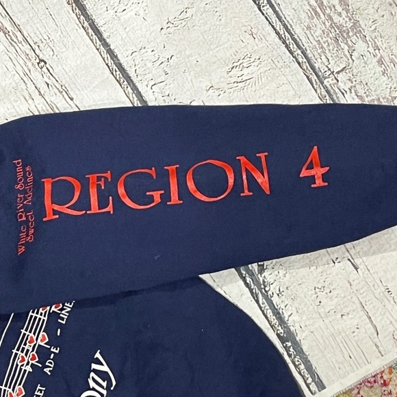 Harmony White River Sound Indianapolis Vintage 1980s Russell Sweatshirt - Picture 2 of 6